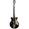 Image de Duesenberg Alliance Joe Walsh Black semi-akoestische gitaar met koffer