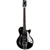 Image de Duesenberg Starplayer TV Plus Black semi-akoestische gitaar met koffer