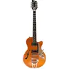 Image de Duesenberg Starplayer TV Vintage Orange semi-akoestische gitaar met koffer
