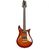 Image de Duesenberg Double Cat 12-String Vintage Burst 12-snarige semi-akoestische gitaar met gigbag