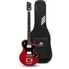 Image de Duesenberg Julietta Baritone Catalina Red elektrische bariton gitaar met gigbag