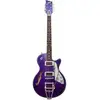 Image de Duesenberg Starplayer TV Galaxy Purple Burst semi-akoestische gitaar met koffer