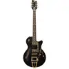 Image de Duesenberg Starplayer TV Black Velvet semi-akoestische gitaar met koffer