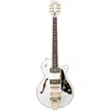 Image de Duesenberg Starplayer TV White Velvet semi-akoestische gitaar met koffer