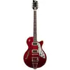 Image de Duesenberg Starplayer TV Balboa Pearl Red semi-akoestische gitaar met koffer