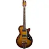 Image de Duesenberg Starplayer TV Gold Burst semi-akoestische gitaar met koffer