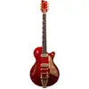 Image de Duesenberg Starplayer TV Phonic Balboa Pearl Red semi-akoestische gitaar met koffer