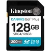 Image de Kingston Canvas Go Plus Carte mémoire SDXC Gen4 200 Mo/s C10 UHS-I U3 V30 128 Go SDG4/128 Go