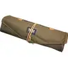 Image de Tackle Waxed Canvas Roll Up Forest Green oprolbare drumstokkentas