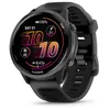Image de Garmin® Forerunner® 570 Montre intelligente GPS avancée de course et de triathlon, écran AMOLED, fonctions d'entraînement et de récupération, aluminium gris ardoise avec bracelet noir translucide