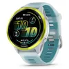 Image de Garmin® Forerunner® 570 Montre intelligente GPS avancée pour course et triathlon 47 mm Affichage AMOLED Fonctions d'entraînement et de récupération en aluminium jaune avec bracelet translucide