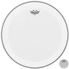 Image de Remo peau de grosse caisse Powerstroke 4 Blanche Rugueuse   Avec patch d’impact   18    P4-1118-C2
