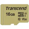 Image de Transcend - 16Go - SDXC/SDHC 500S Carte microSD 16 Go avec adaptateur SD - TS16GUSD500S