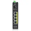 Image de ZYXEL RGS100-12P Commutateur PoE 5 ports non géré PoE 120 W DIN Rail IP30 12-58 V CC