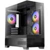Image de Antec CX500M RGB MicroATX Boîtier de jeu en verre trempé Noir