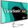 Image de ViewSonic VX3276-MHD-2 Moniteur IPS 32" Full HD, VGA, HDMI, DisplayPort, hauts-parleurs, chassis argenté sans bords