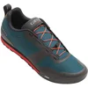 Image de Giro Tracker Fastlace, Chaussure de Cyclisme de Montagne Mixte Enfant, Harbor Blue Bright Red, 42 EU