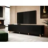 Image de Meuble TV 200x53x40 cm Noir Palace Meuble Hi-FI Luxueux sideboeard Commode sur Pied