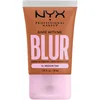 Image de NYX Professional Makeup Fond de Teint Effet Flouté Bare With Me Blur, Couvrance Moyenne, Fini Mat Naturel, Niacinamide, Matcha & Glycérine, Hydratation Jusqu'A 12H, Teinte : Medium Tan (14)