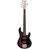 Image de Sterling by Music Man StingRay Ray5 HH Ruby Red Burst Satin 5-snarige elektrische basgitaar