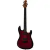 Image de Sterling by Music Man Rabea Massaad Artist Series Sabre Blood Flame Burst elektrische gitaar