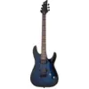 Image de Schecter Omen Elite-6 See-Thru Blue Burst elektrische gitaar