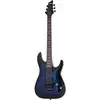 Image de Schecter Omen Elite-6 FR See-Thru Blue Burst elektrische gitaar