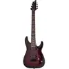 Image de Schecter Omen Elite-7 Black Cherry Burst elektrische gitaar