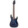 Image de Schecter Omen Elite-7 See-Thru Blue Burst elektrische gitaar