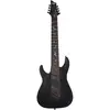 Image de Schecter Damien 8 MultiScale Satin Black LH linkshandige elektrische gitaar
