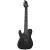 Image de Schecter PT-8 MS Black Ops LH elektrische gitaar Satin Black Open Pore (linkshandig)