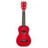 Image de MaKala Shark MK-SS-RED Ukulélé soprano en forme de requin rouge avec sac fourre-tout