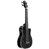 Image de Kala U-Bass Journeyman Black elektrisch-akoestische bas ukelele met gigbag
