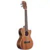 Image de Kala KA-SMH-TG Gloss Solid Mahogany CE massieve elektrisch-akoestische tenor ukelele met koffer