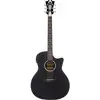 Image de D'Angelico Premier Gramercy LS Matte Black elektrisch-akoestische westerngitaar