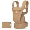 Image de Ergobaby Omni Deluxe Porte-bébé tout-en-un de la naissance jusqu'à 20 kg, ergonomique en coton 4 positions, système de voyage, camel