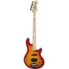 Image de Lakland Skyline 44-02 Deluxe Quilted Maple Top Cherry Sunburst Gloss elektrische basgitaar