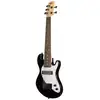 Image de Kala Solid Body 5-String Fretted U-Bass Jet Black 5-snarige elektrische basgitaar met gigbag