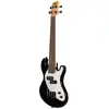 Image de Kala Solid Body 4-String Fretless U-Bass Jet Black fretloze elektrische basgitaar met gigbag