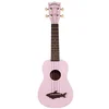 Image de Makala MK-SS-PNK Shark Bridge Ukulélé soprano avec finition satinée vintage Rose coquillage