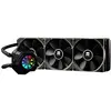 Image de Thémalright Turbo Right 360C Refroidissement à eau compact 360 mm pour processeur Intel et AMD 3 ventilateurs PWM 120 mm (600-1800 tr/min, 19-25 dB(A), 43,77-131,3 m³/h), éclairage RVB (Aura et M