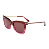 Image de Lunettes de Soleil Jimmy Choo OLYE/S Burgundy cherry 52/19/145 Femme