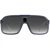 Image de Carrera Lunettes de soleil unisexes, Bleu/blanc/gris, 99/1/130