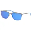 Image de Under Armour UA Streak/G Sunglasses Mixte, Ruthenium Blue, 57
