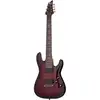 Image de Schecter Demon 7 Crimson Red Burst elektrische gitaar