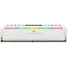 Image de Corsair Dominator Platinum RGB 16 Go (2x8 Go) DDR4 3200 (PC4-25600) C16 1.35V Mémoire de Bureau - Blanc