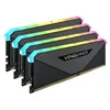Image de Corsair Vengeance RGB RT 32Go (4x8Go) DDR4 3200MHz C16 Mémoire de Bureau (Éclairage RGB Dynamique, Optimisé pour AMD 300/400/500 Series, Compatible avec Intel 300/400/500 Series) Noir