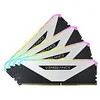 Image de Corsair Vengeance RGB RT 32Go (4x8Go) DDR4 3200MHz C16 Mémoire de Bureau (Éclairage RGB Dynamique, Optimisé pour AMD 300/400/500 Series, Compatible avec Intel 300/400/500 Series) Blanc