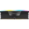 Image de CORSAIR VENGEANCE RGB DDR5 RAM 192 Go (4 x 48 Go) 5200 MHz CL38 compatible Intel XMP iCUE Noir (CMH192GX5M4B5200C38)