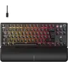 Image de Corsair K70 PRO TKL RGB Clavier de jeu mécanique magnétique filaire   Commutateurs réglables MGX Hyperdrive pré-lubrifiés   Déclencheur rapide à effet Hall   8000 Hz   QWERTZ   Noir